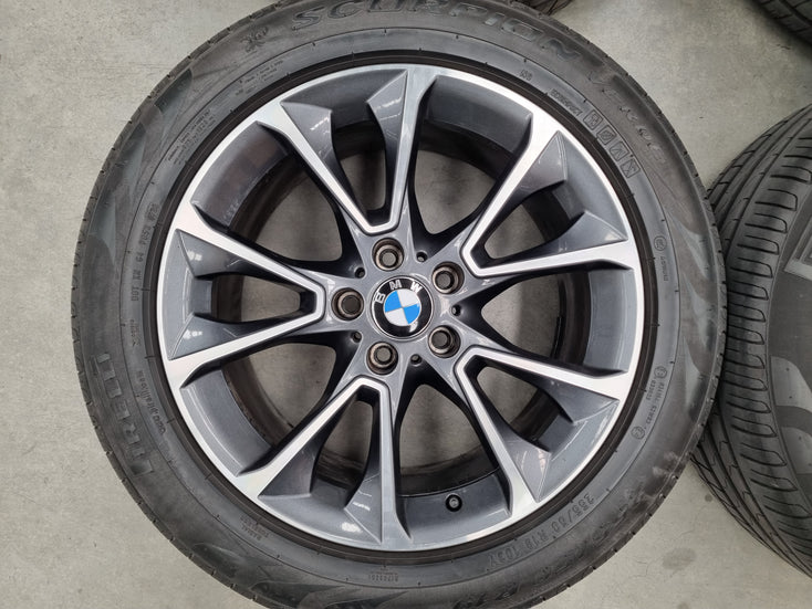 Load image into Gallery viewer, Genuine BMW X5 F15 Style 449 Grey 19 Inch Wheels and Tyres Set of 4