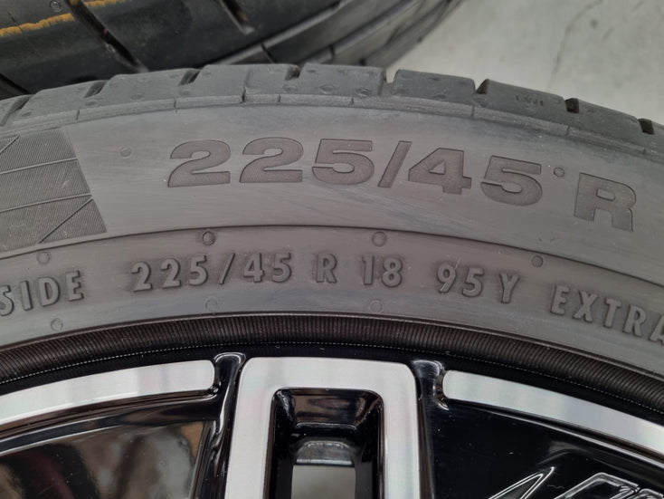 Load image into Gallery viewer, Genuine Mercedes Benz AMG A250 W177 18 Inch Wheels and Tyres Set of 4