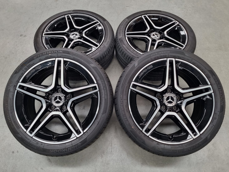 Load image into Gallery viewer, Genuine Mercedes Benz AMG A250 W177 18 Inch Wheels and Tyres Set of 4