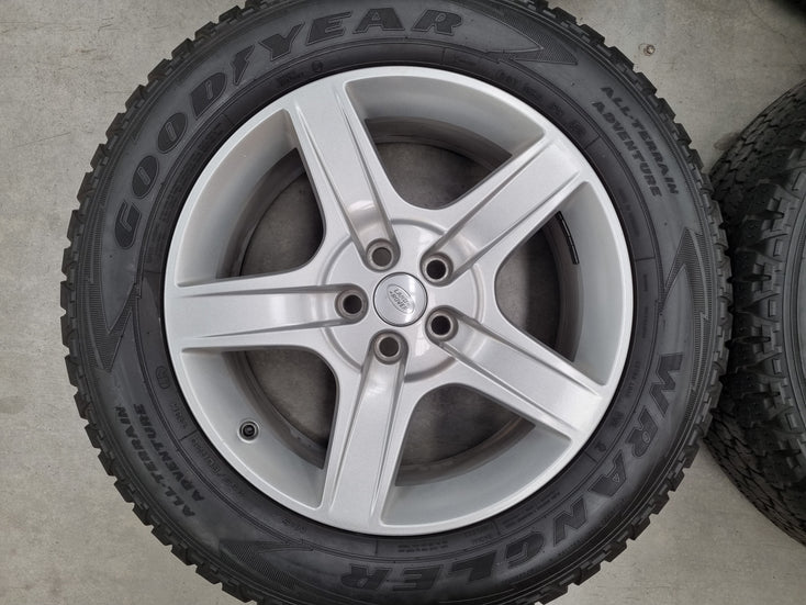 Load image into Gallery viewer, Genuine Land Rover Defender L663 Silver 20 Inch Wheels and Tyres Set of 5
