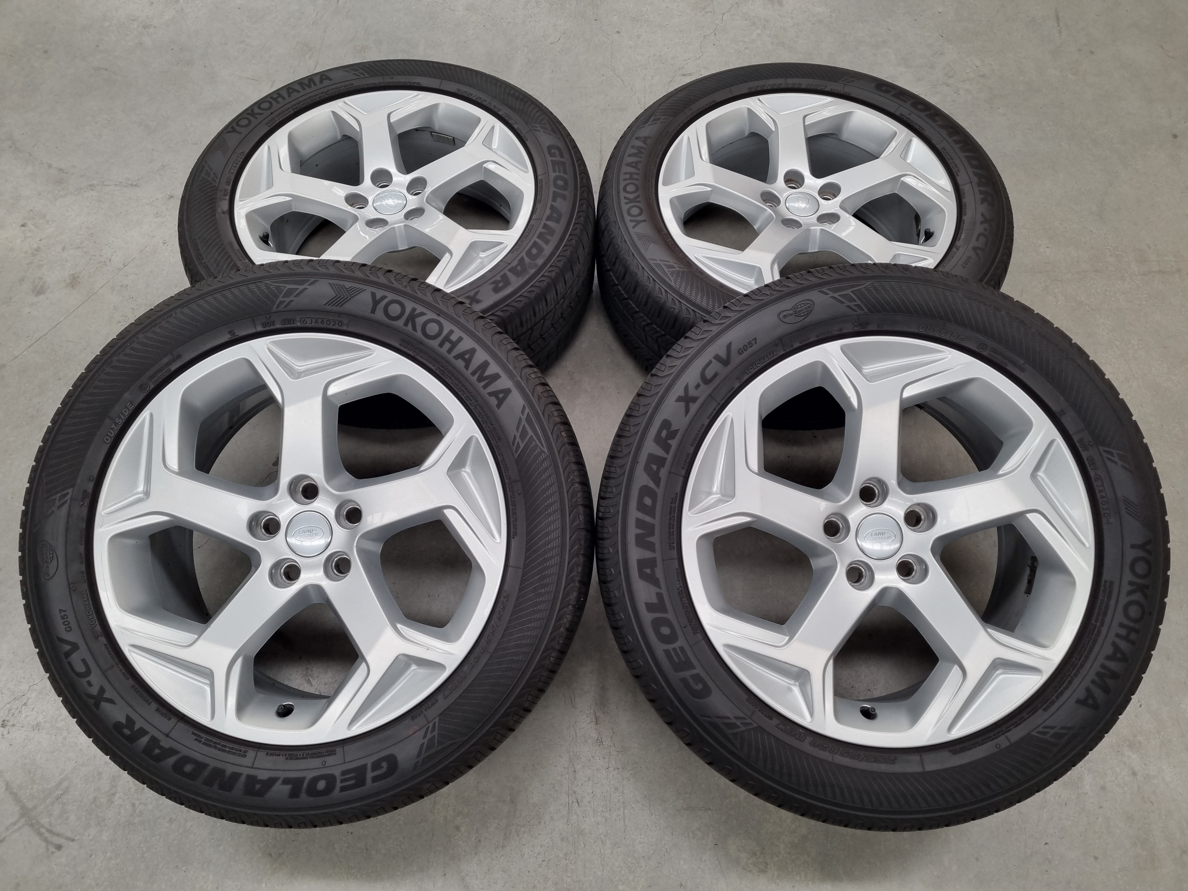 Genuine Range Rover Sport 2021 20 Inch Silver Wheels and Tyres Set of ...