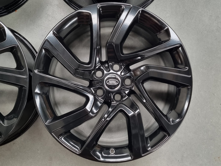 Load image into Gallery viewer, Genuine Range Rover Sport 21 Inch JK62 Black Alloy Wheels Set of 4