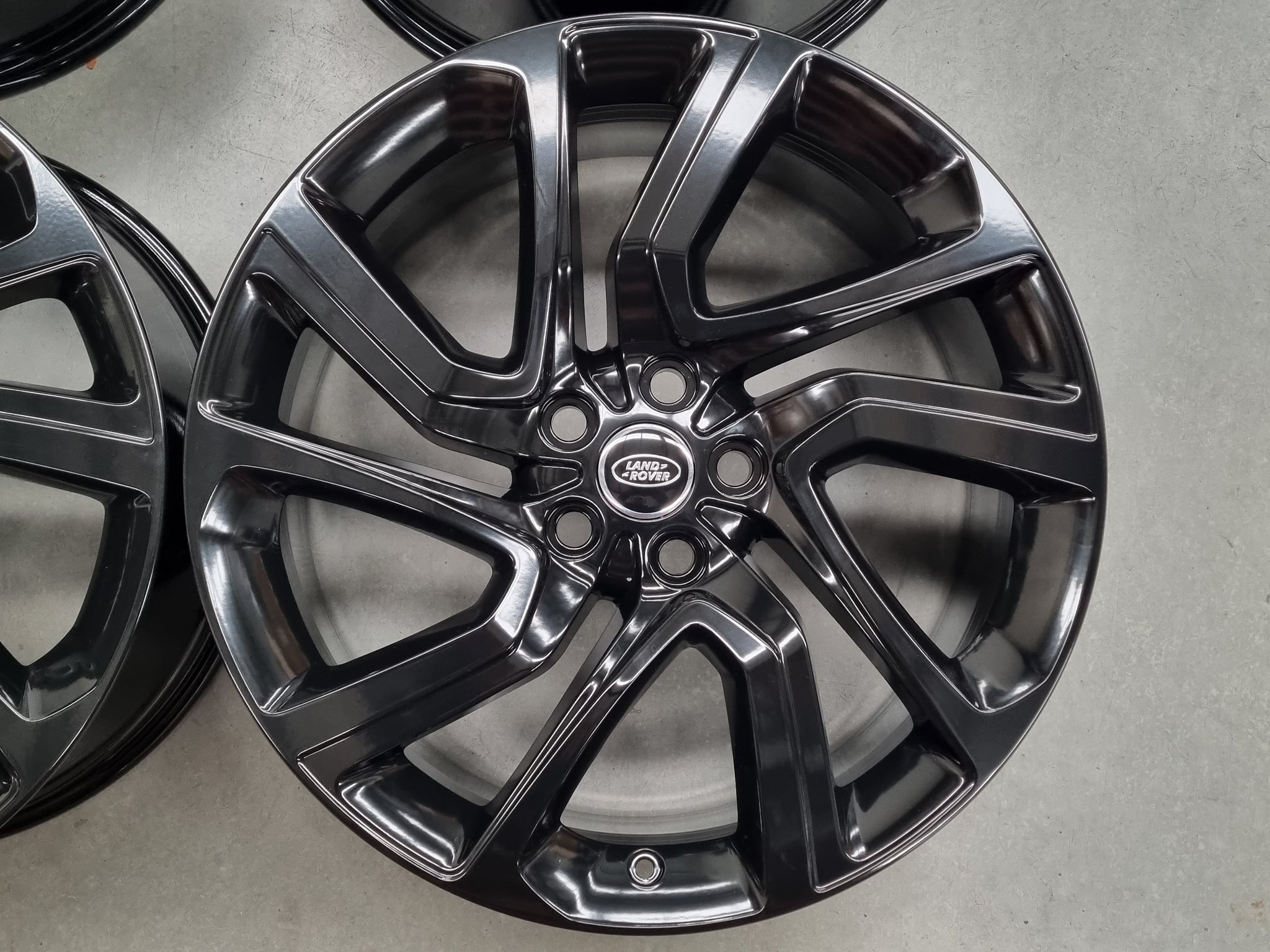 Range Rover Rims 21 Inch Genuine Range Rover Sport 21 Inch JK62 Black Alloy Wheels Set of 4 ...