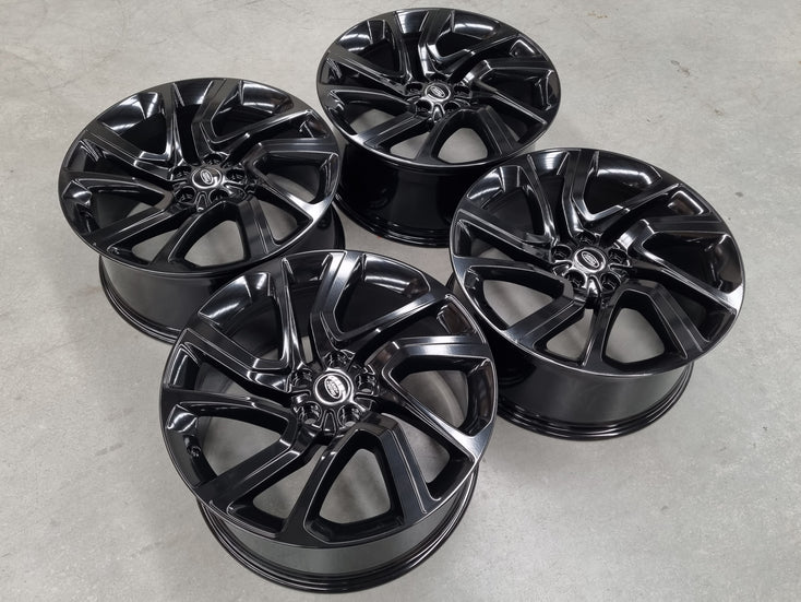 Load image into Gallery viewer, Genuine Range Rover Sport 21 Inch JK62 Black Alloy Wheels Set of 4