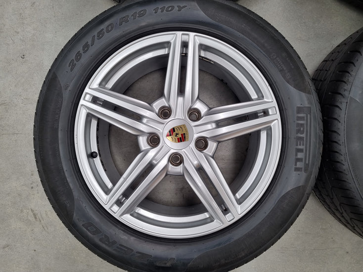 Load image into Gallery viewer, Genuine Porsche Cayenne 19 Inch Wheels and Pirelli Tyres Set of 4