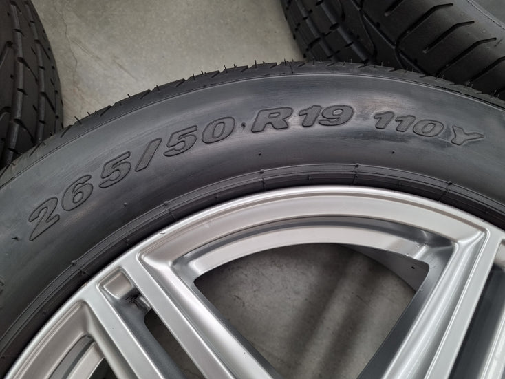 Load image into Gallery viewer, Genuine Porsche Cayenne 19 Inch Wheels and Pirelli Tyres Set of 4