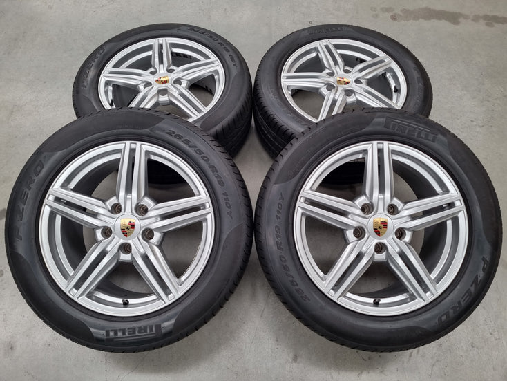 Load image into Gallery viewer, Genuine Porsche Cayenne 19 Inch Wheels and Pirelli Tyres Set of 4