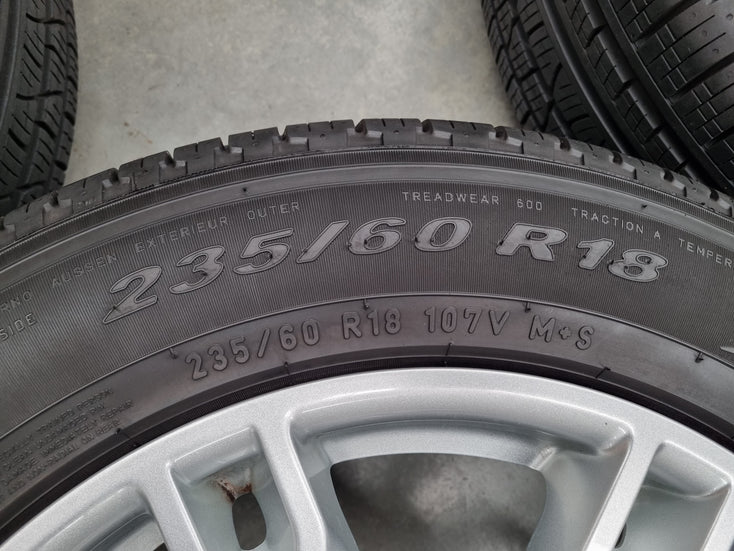 Load image into Gallery viewer, Genuine Range Rover Evoque BJ32 18 Inch Wheels and Tyres Set of 4