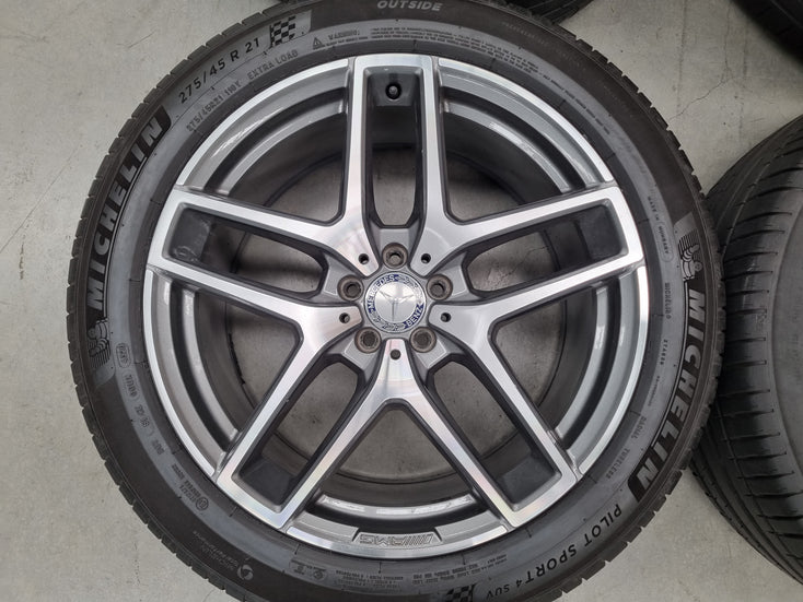 Load image into Gallery viewer, Genuine Mercedes Benz GLE Coupe C292 AMG 21 Inch Wheels and Tyres Set of 4