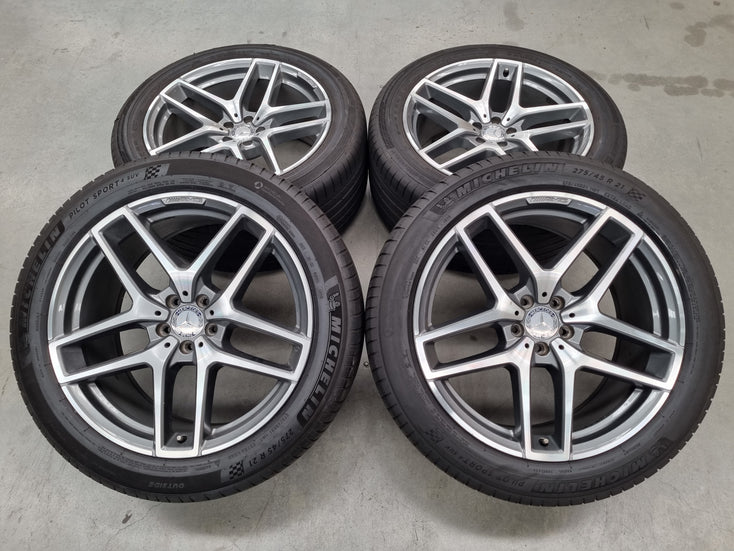 Load image into Gallery viewer, Genuine Mercedes Benz GLE Coupe C292 AMG 21 Inch Wheels and Tyres Set of 4