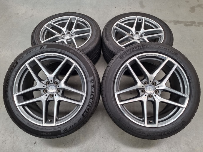Genuine Mercedes Benz GLE Coupe C292 AMG 21 Inch Wheels and Tyres Set of 4
