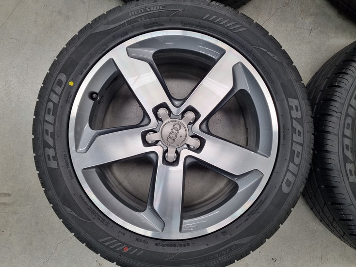 Load image into Gallery viewer, Genuine AUDI Q3 18 Inch Wheels and New Tyres Set of 4