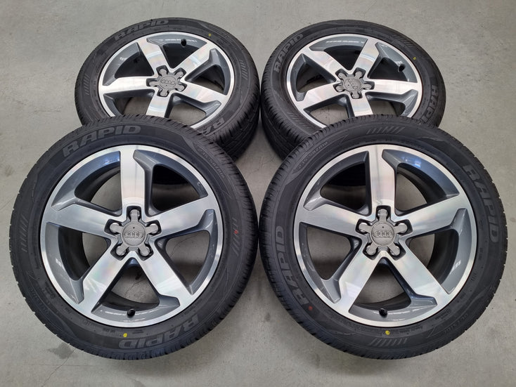 Load image into Gallery viewer, Genuine AUDI Q3 18 Inch Wheels and New Tyres Set of 4