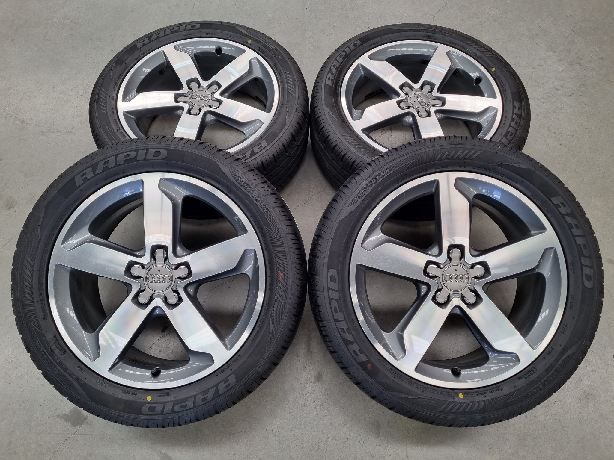 Genuine AUDI Q3 18 Inch Wheels and New Tyres Set of 4 – Wheel Dealer