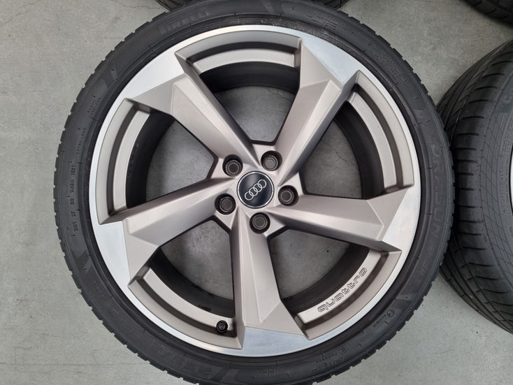 Load image into Gallery viewer, Genuine AUDI A5 S5 19 Inch Quattro Wheels and Tyres Set of 4