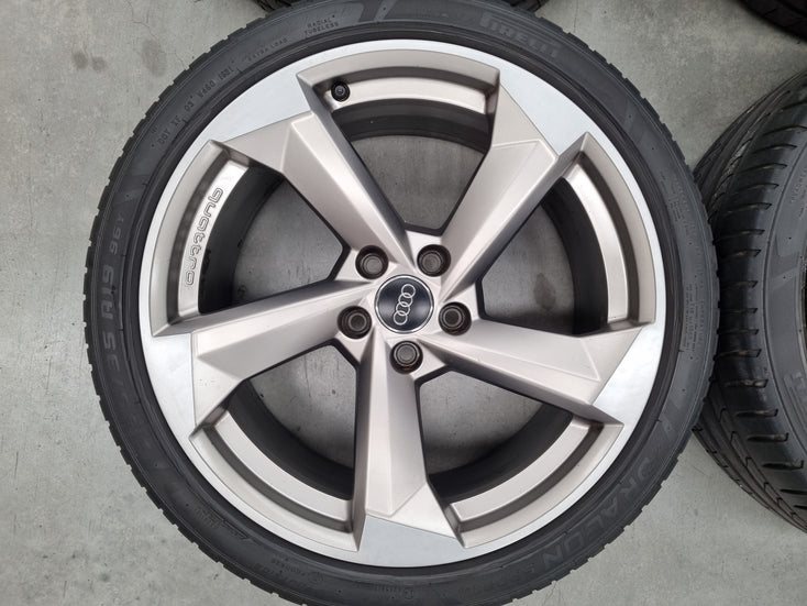 Load image into Gallery viewer, Genuine AUDI A5 S5 19 Inch Quattro Wheels and Tyres Set of 4