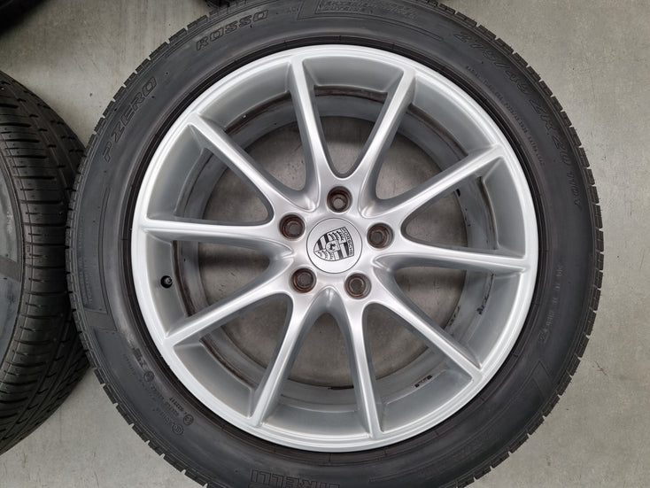 Load image into Gallery viewer, Genuine Porsche Cayenne 9Y Hybrid 20 Inch Wheels and Tyres Set of 4