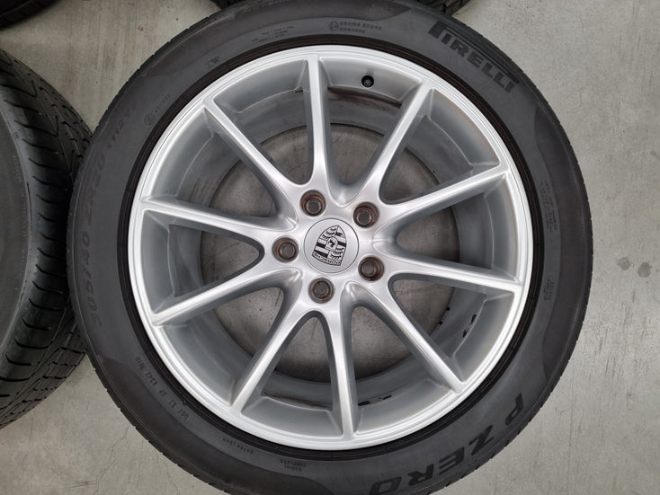 Load image into Gallery viewer, Genuine Porsche Cayenne 9Y Hybrid 20 Inch Wheels and Tyres Set of 4