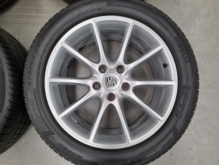 Load image into Gallery viewer, Genuine Porsche Cayenne 9Y Hybrid 20 Inch Wheels and Tyres Set of 4