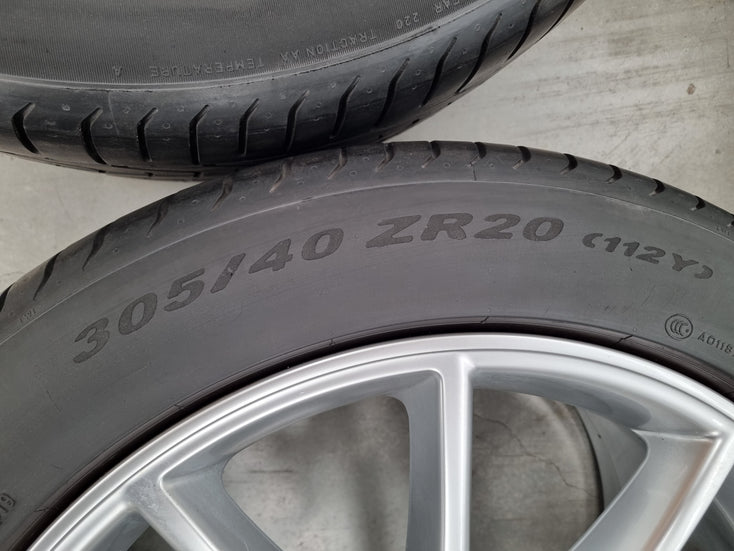 Load image into Gallery viewer, Genuine Porsche Cayenne 9Y Hybrid 20 Inch Wheels and Tyres Set of 4