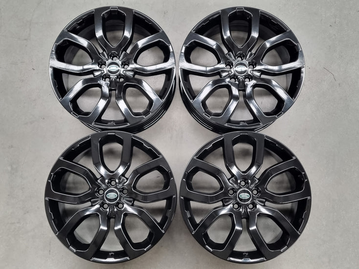 Load image into Gallery viewer, Genuine Range Rover Evoque Black 20 Inch Alloy Wheels Set of 4