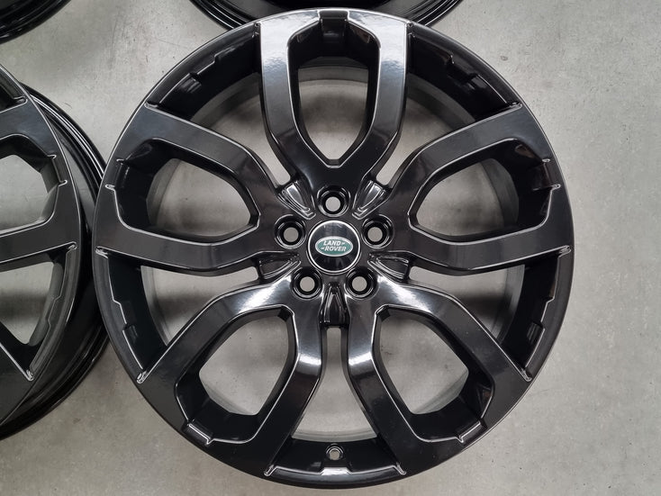 Load image into Gallery viewer, Genuine Range Rover Evoque Black 20 Inch Alloy Wheels Set of 4