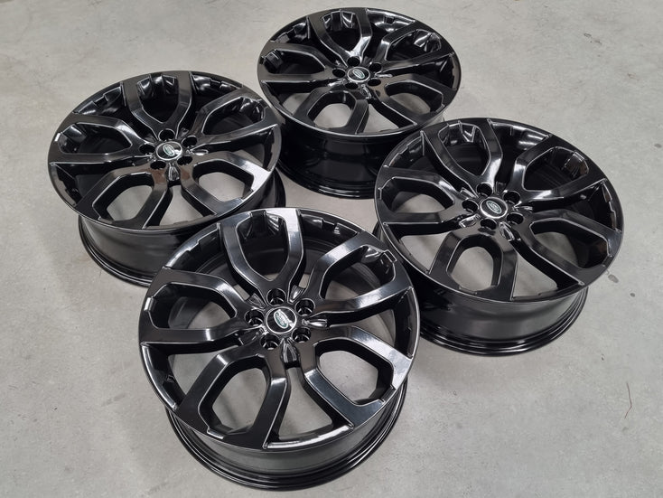 Load image into Gallery viewer, Genuine Range Rover Evoque Black 20 Inch Alloy Wheels Set of 4