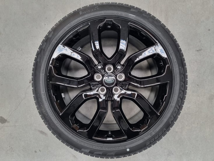 Load image into Gallery viewer, Genuine Range Rover Sport 22 Inch HSE Black Wheel and Tyre Single