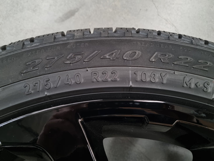 Load image into Gallery viewer, Genuine Range Rover Sport 22 Inch HSE Black Wheel and Tyre Single