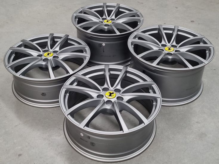 Load image into Gallery viewer, Genuine Ferrari 430 F430 Scuderia Grey 19 Inch Wheels Set of 4