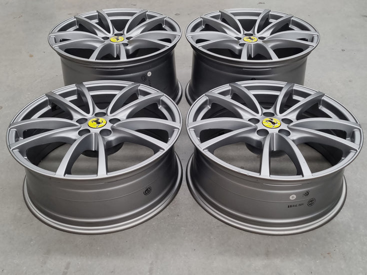 Load image into Gallery viewer, Genuine Ferrari 430 F430 Scuderia Grey 19 Inch Wheels Set of 4