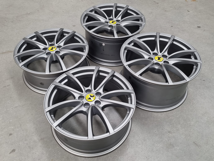 Genuine Ferrari 430 F430 Scuderia Grey 19 Inch Wheels Set of 4