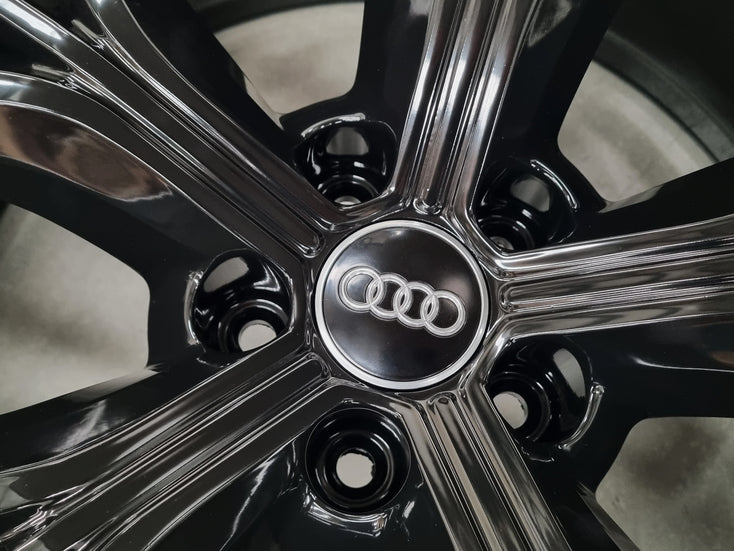 Load image into Gallery viewer, Genuine AUDI Q8 SQ8 21 Inch Black Wheels Set of 4