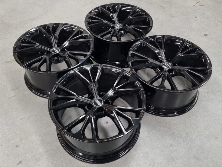 Load image into Gallery viewer, Genuine AUDI Q8 SQ8 21 Inch Black Wheels Set of 4