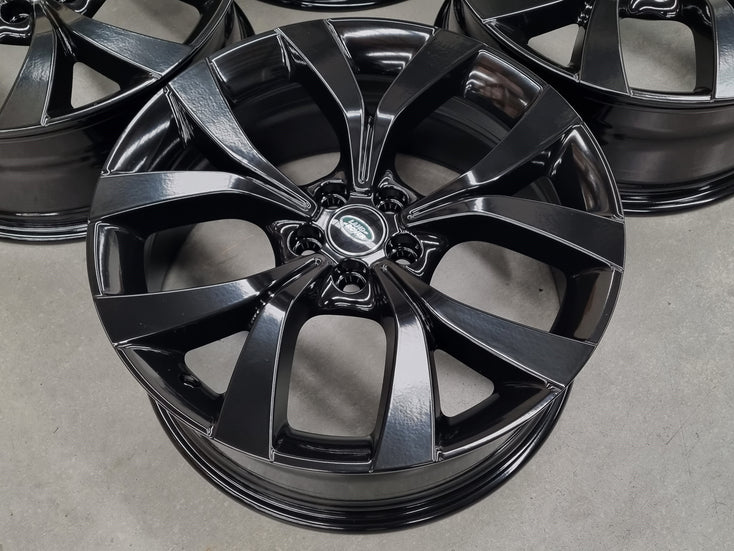 Load image into Gallery viewer, Genuine Range Rover Evoque 2022 Model Black 20 Inch Alloy Wheels Set of 4