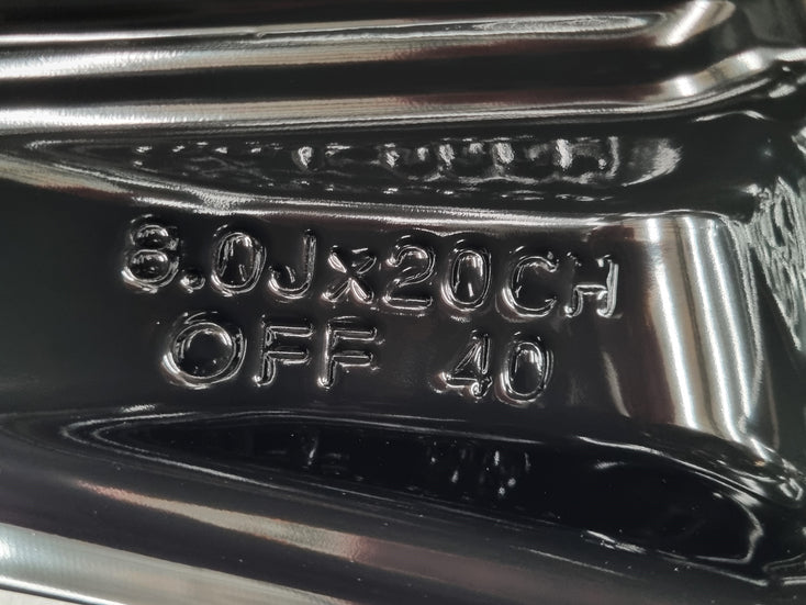 Load image into Gallery viewer, Genuine Range Rover Evoque 2022 Model Black 20 Inch Alloy Wheels Set of 4
