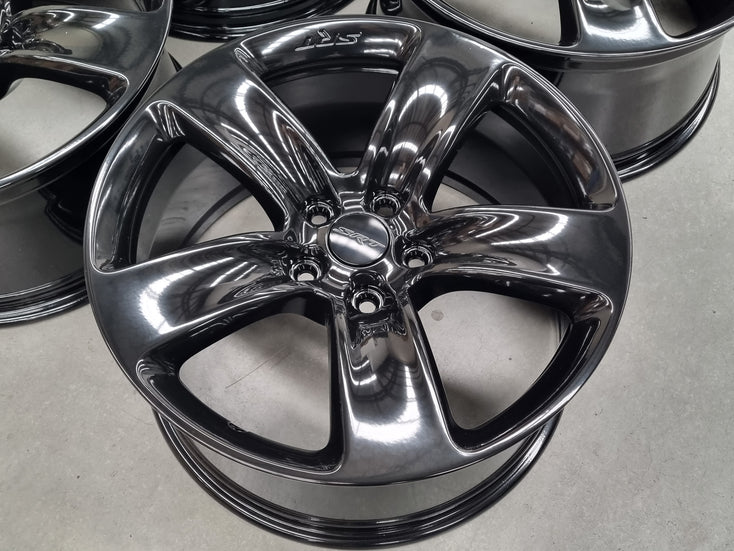Load image into Gallery viewer, Genuine Jeep Grand Cherokee SRT WK2 Black 20 Inch Wheels Set of 4
