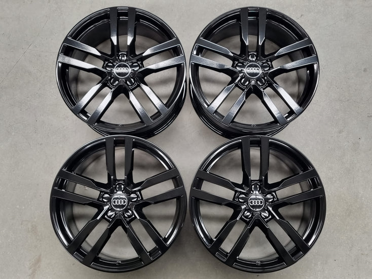 Load image into Gallery viewer, Genuine AUDI TTS 19 Inch Forged Black Alloy Wheels Set of 4