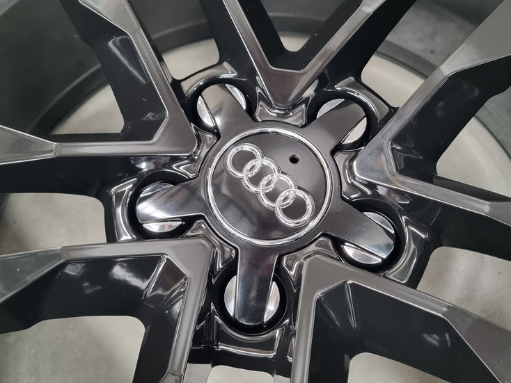 Load image into Gallery viewer, Genuine AUDI TTS 19 Inch Forged Black Alloy Wheels Set of 4