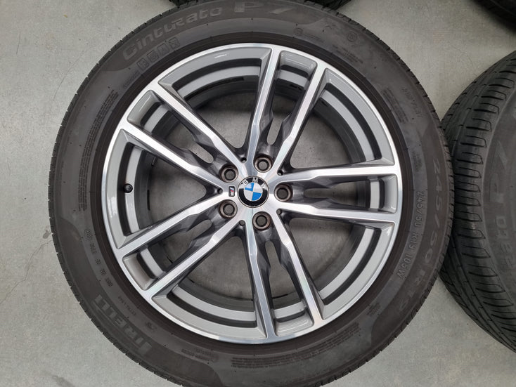 Load image into Gallery viewer, Genuine BMW X3 G01 X4 G02 Style 698M 19 Inch Wheels and Tyres Set of 4