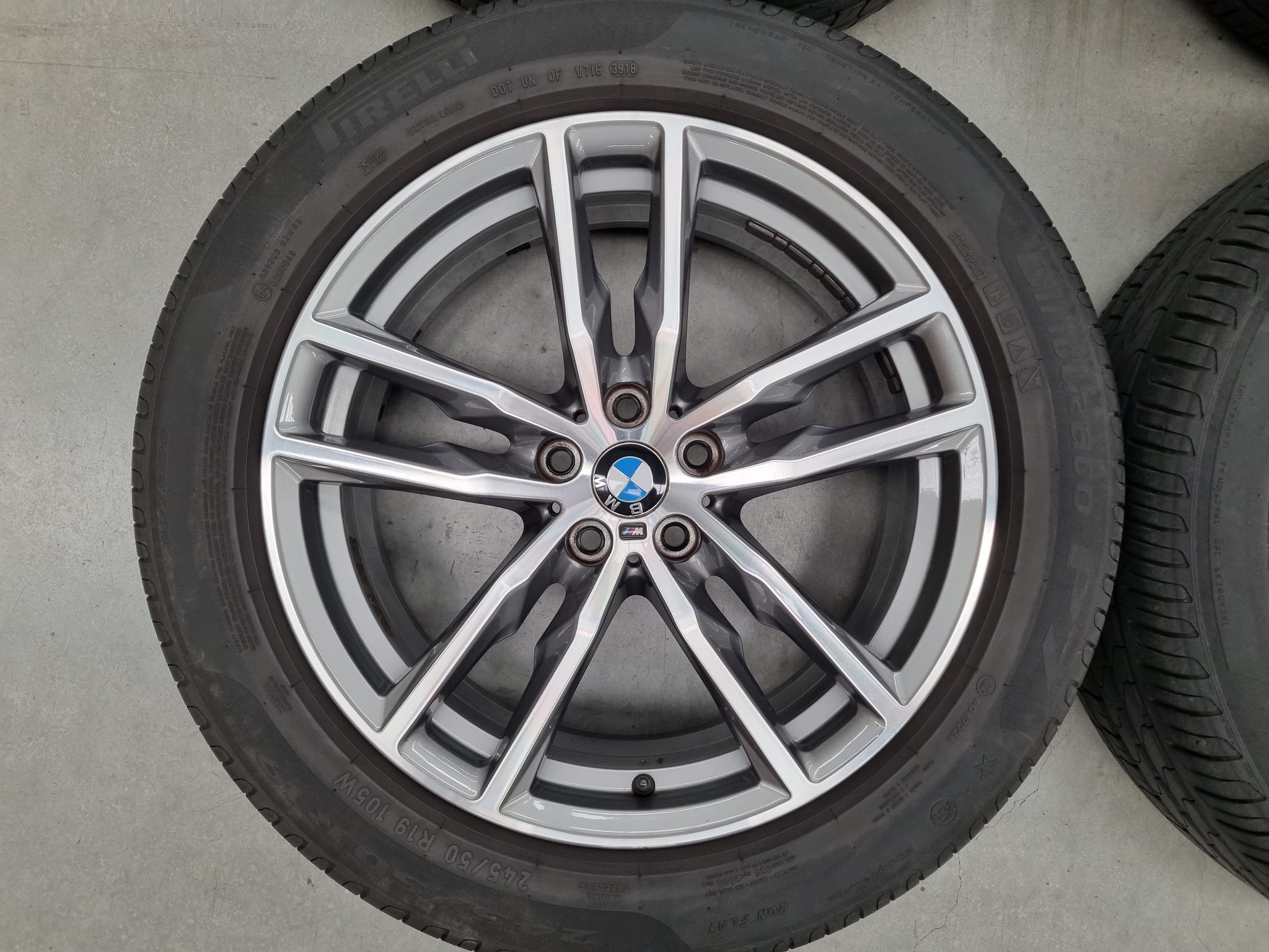 Genuine BMW X3 G01 X4 G02 Style 698M 19 Inch Wheels and Tyres Set 