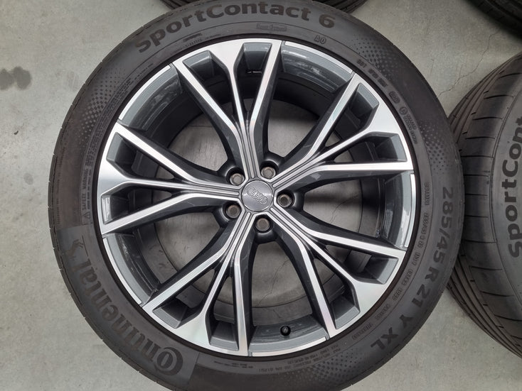 Load image into Gallery viewer, Genuine AUDI Q8 SQ8 21 Inch Wheels and Tyres Set of 4