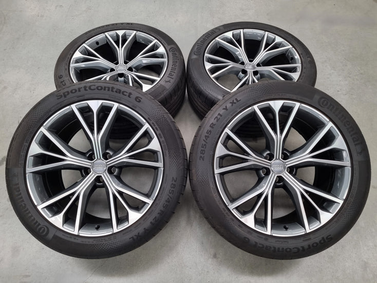 Load image into Gallery viewer, Genuine AUDI Q8 SQ8 21 Inch Wheels and Tyres Set of 4