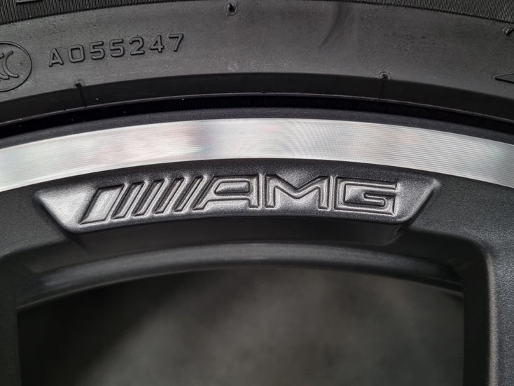 Load image into Gallery viewer, Genuine Mercedes Benz AMG G63 21 Inch Grey Wheels and Tyres Set of 4