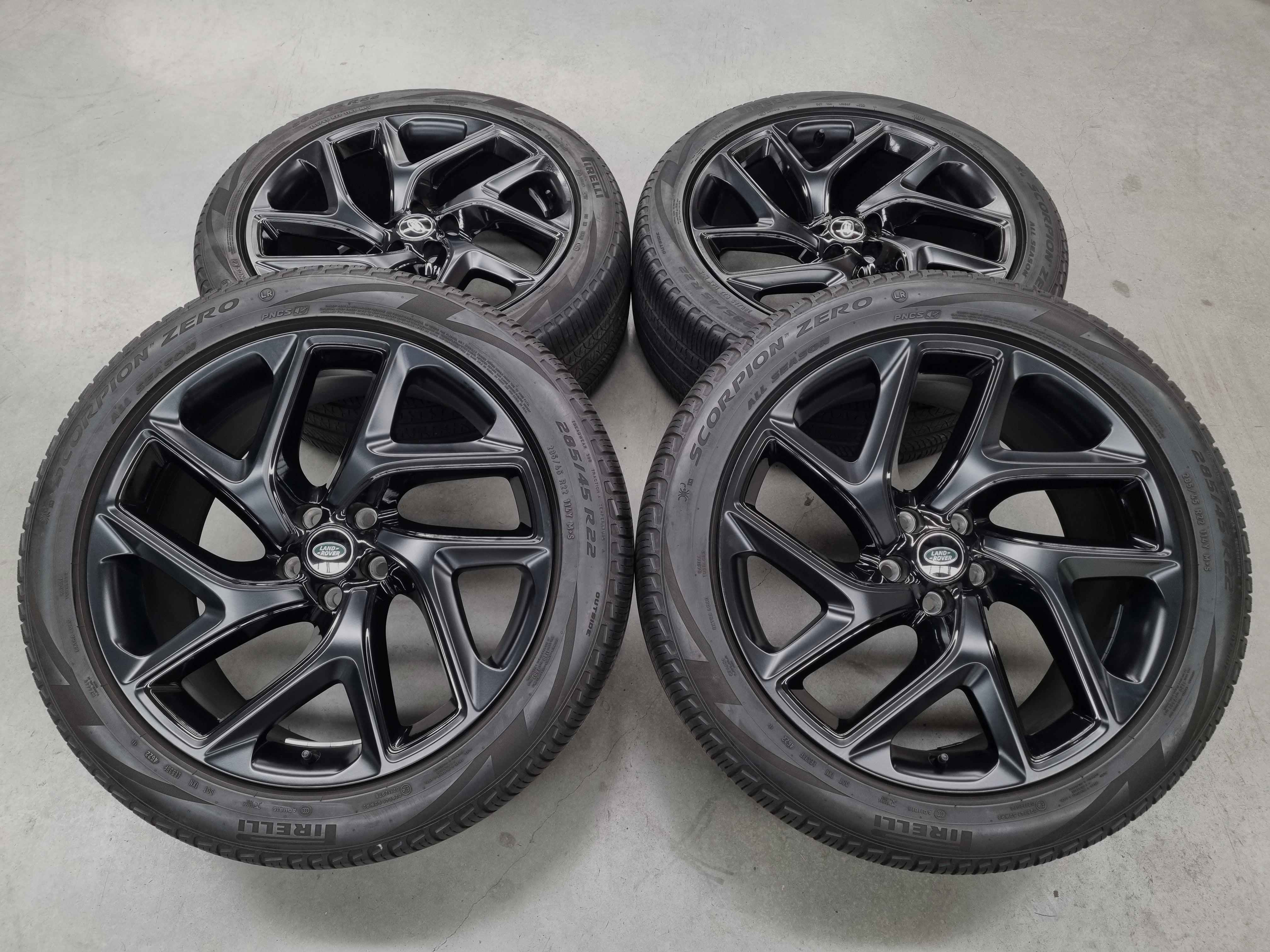 Genuine Range Rover Sport 22 Inch 2024 Model Wheels and Tyres Set of 4 ...