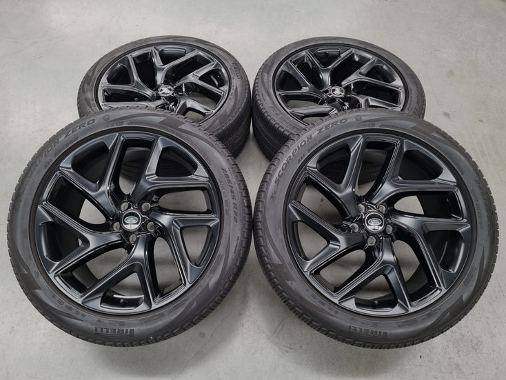 Load image into Gallery viewer, Genuine Range Rover Sport 22 Inch 2024 Model Wheels and Tyres Set of 4