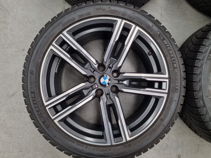 Load image into Gallery viewer, Genuine BMW 8 Series G14 G15 G16 Style 727M 19 Inch Wheels and Winter Snow Tyres Set of 4