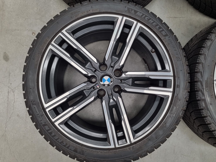 Load image into Gallery viewer, Genuine BMW 8 Series G14 G15 G16 Style 727M 19 Inch Wheels and Winter Snow Tyres Set of 4