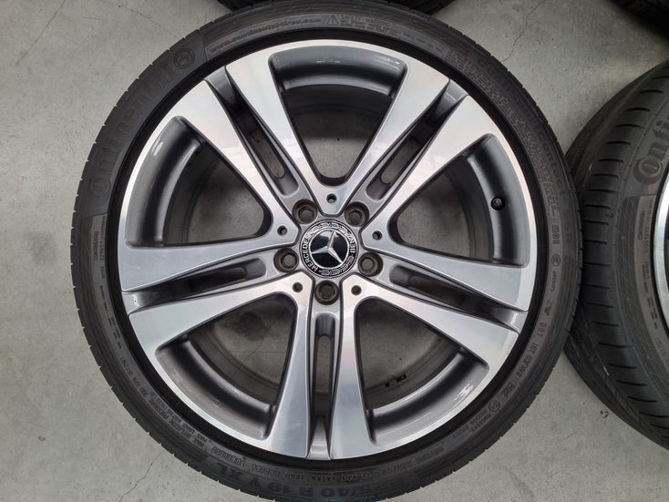 Load image into Gallery viewer, Genuine Mercedes Benz C300 W205 19 Inch Wheels and Tyres Set of 4