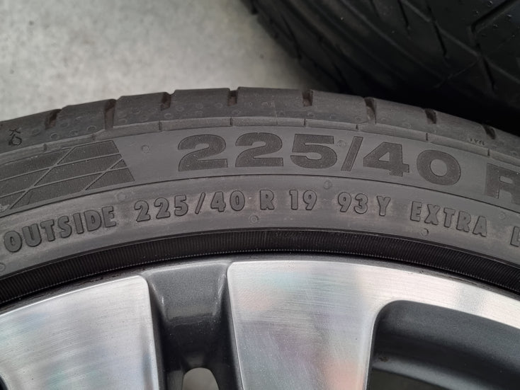 Load image into Gallery viewer, Genuine Mercedes Benz C300 W205 19 Inch Wheels and Tyres Set of 4